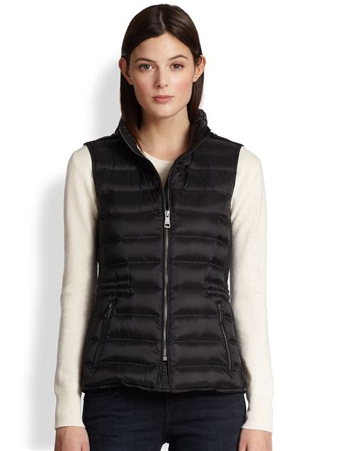 burberry black vest|burberry vest for women.